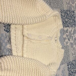Beginning Boutique Cream Knit Cardigan